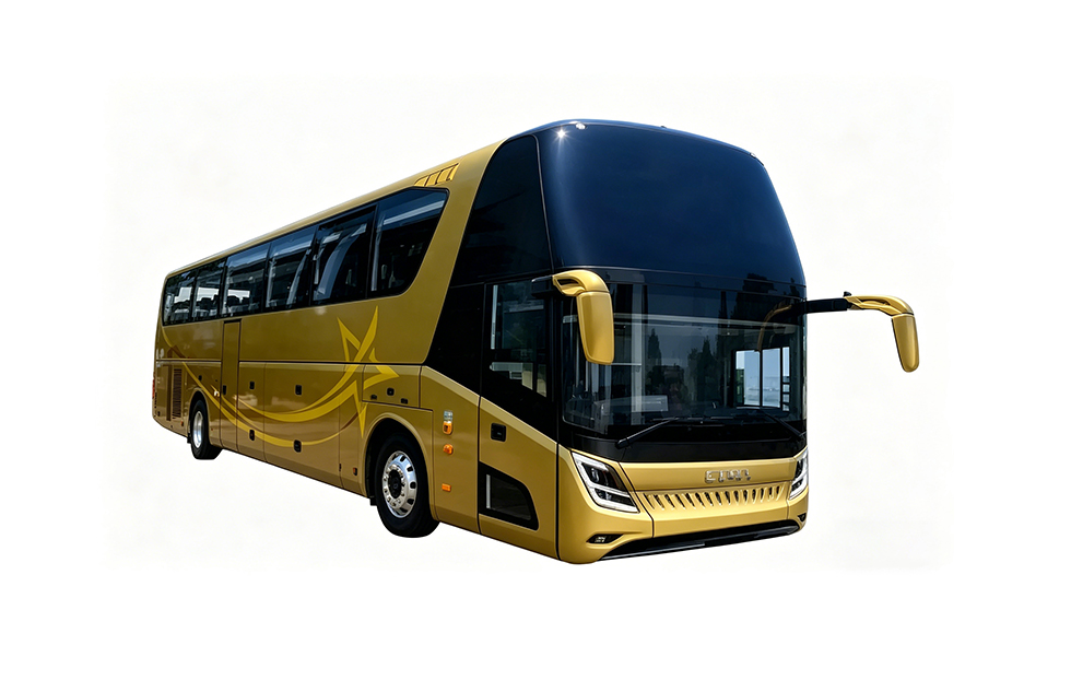 One and a half floors (large luggage storage) tourist bus